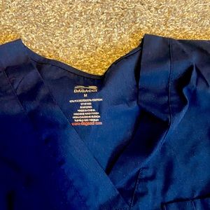 Ladies Navy blue scrub set worn once!